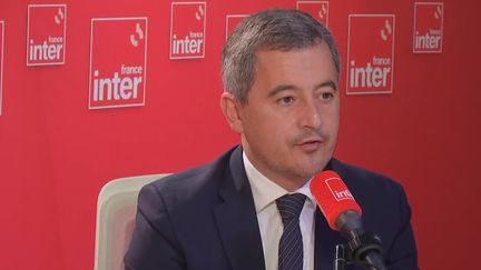 Gérald Darmanin était l'invité de France Inter le 28 novembre 2023. (FRANCE INTER / RADIO FRANCE)