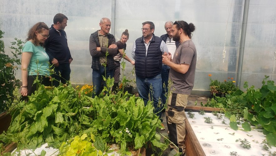 , Le président de l’association des maires en visite