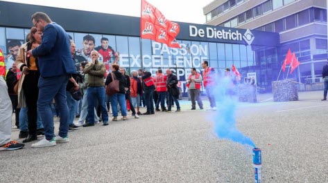 , Mertzwiller Tribune : &eacute;lus et syndicats unis contre la fermeture de BDR Thermea