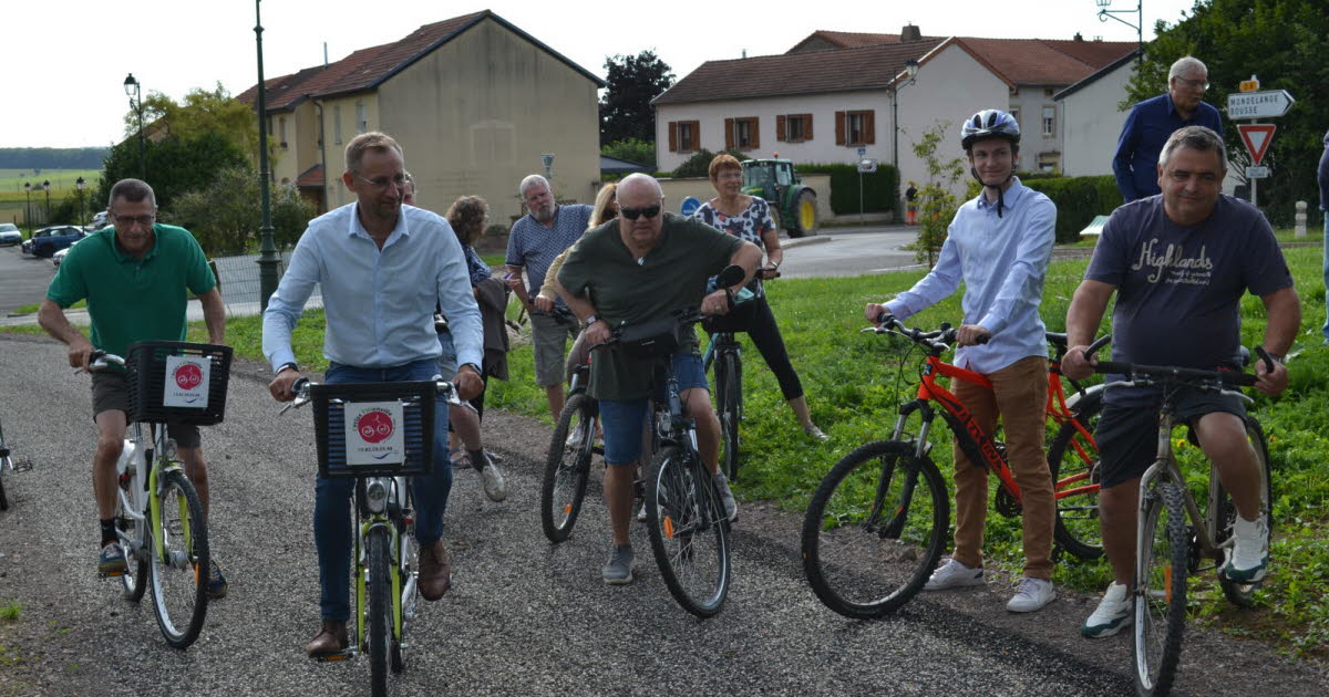 , Moselle La voie cyclable entre Metzeresche et Bousse inaugurée à vélo