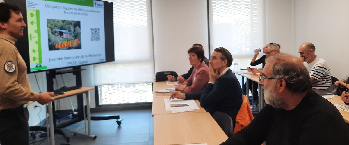 , Les élus se forment pour entrer en résilience au Pôle de préparation à l’engagement aux situations d’urgence de Gignac
