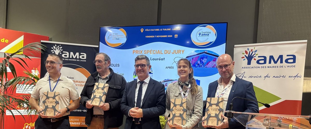 , Des communes récompensées au salon des maires de l’Aude