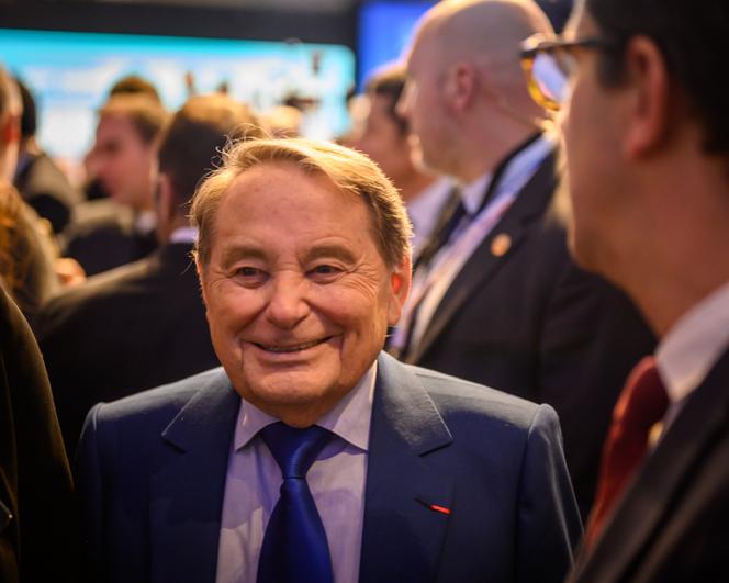 André Laignel, vice-président de l’Association des maires de France, à la fin du congrès des maires, le 20 novembre 2025.