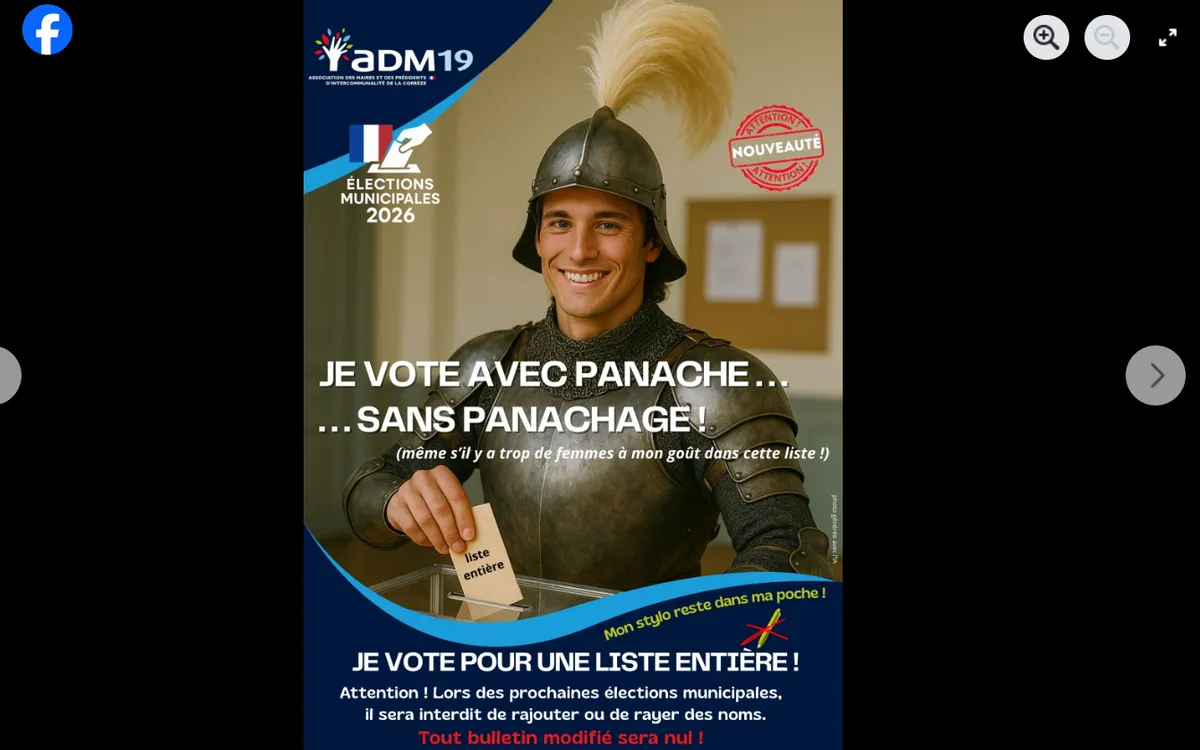 , « Trop de femmes à mon goût dans cette liste » : la publication de l’association des maires de la Corrèze qui passe mal