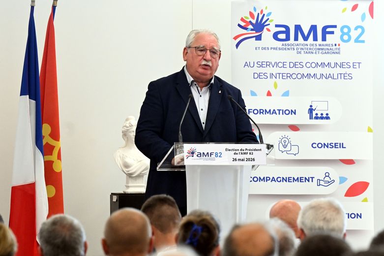 Président sortant, Bernard Pezous a été réélu à la tête de l'Association des maires et des présidents d'intercommunalité de Tarn-et-Garonne.