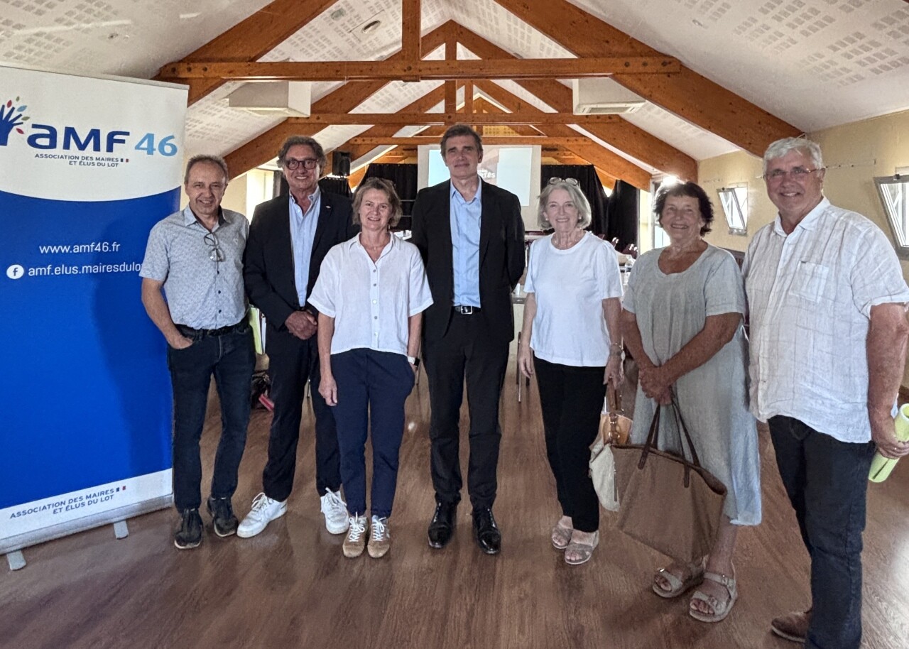 , Jean-Marc Vayssouze-Faure r&eacute;&eacute;lu pr&eacute;sident de l&rsquo;Association des maires et &eacute;lus du Lot, un nouveau bureau